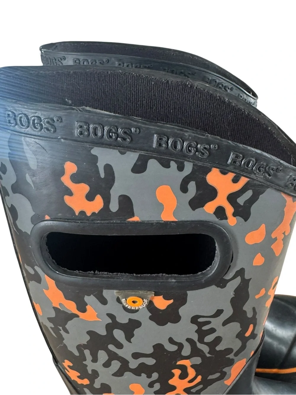 BOGS Neo Camo Kids Boys Toddler Boots Size 13 Waterproof Round Toe Rainboot